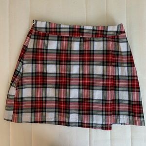 Mini Plaid Skirt